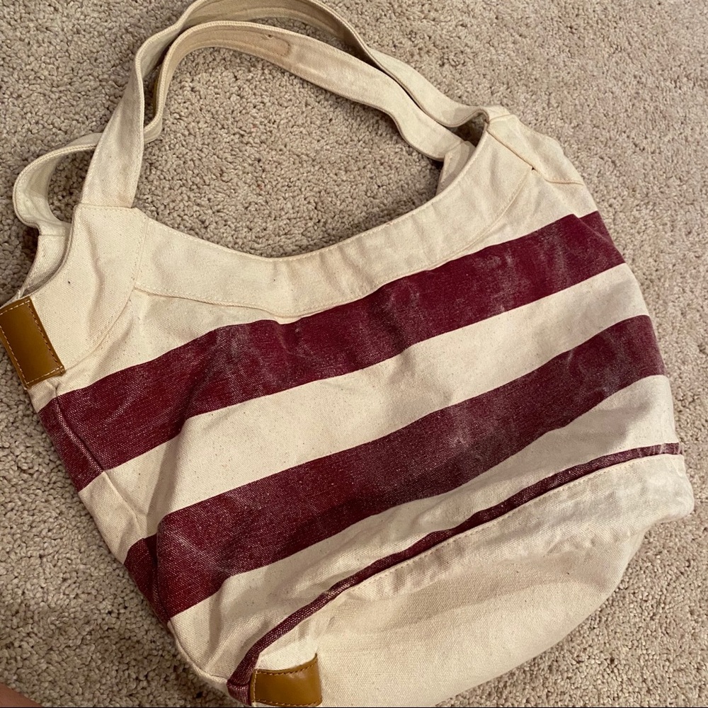 Striped Tote Bag - Picture 5 of 5